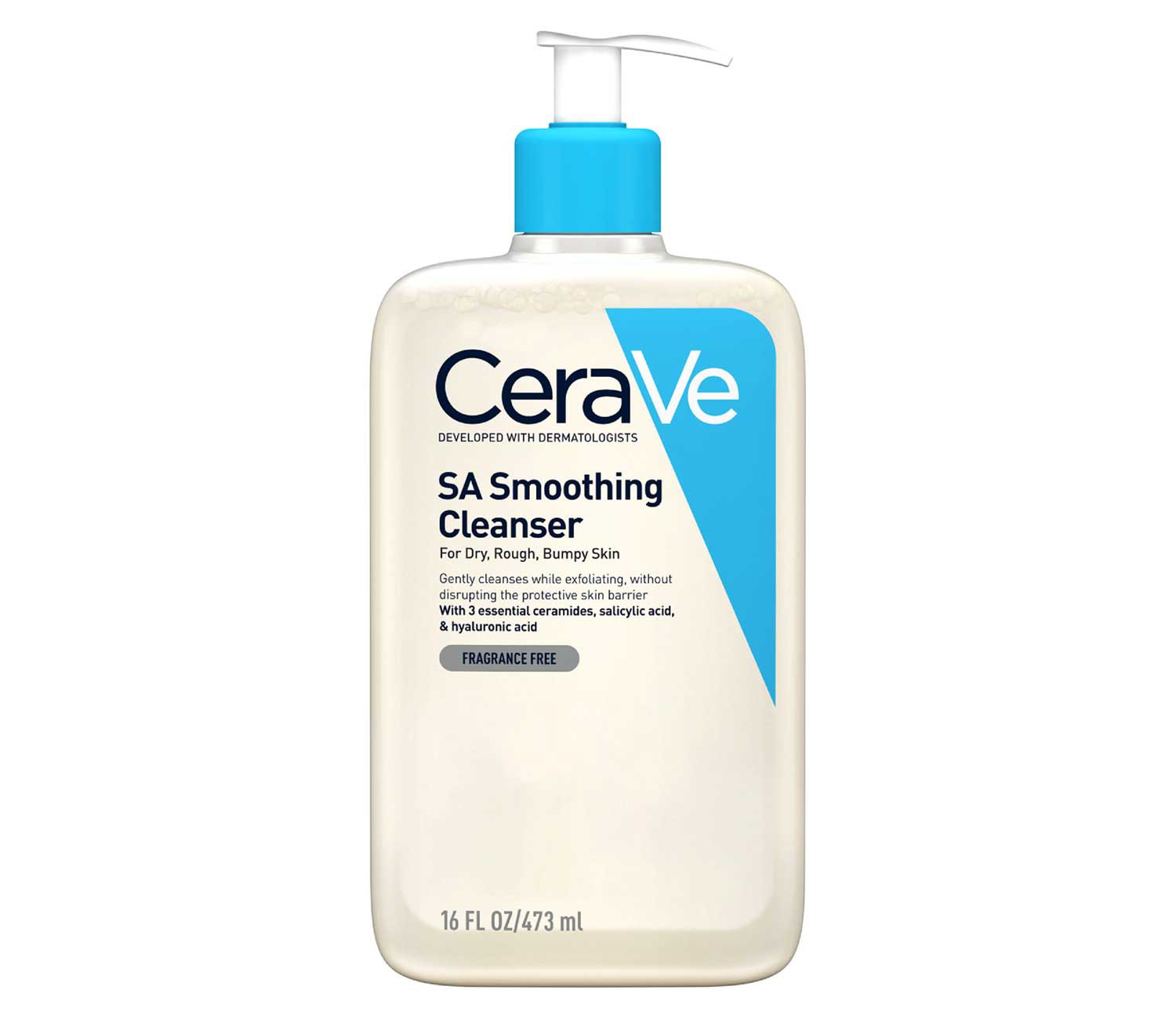 CeraVe SA Smoothing Cleanser with Salicylic Acid for Dry, Rough & Bumpy Skin