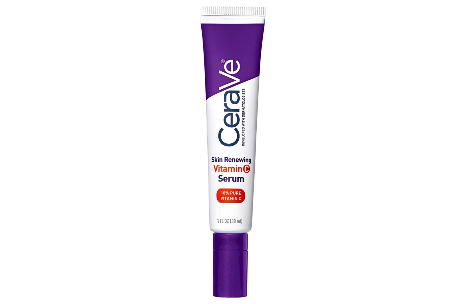 CeraVe Skin Renewing 10% Pure Vitamin C Serum with Ceramides for Brighter & Smoother Skin 30ml