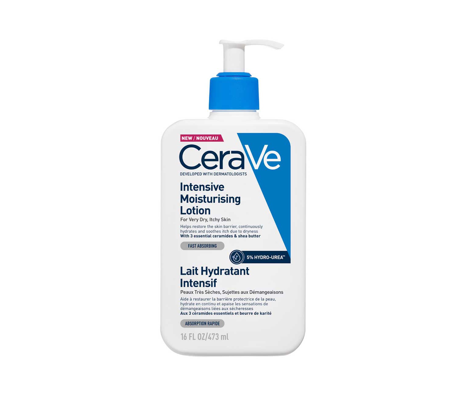 CeraVe Intensive Moisturising Lotion with 5% Hydro-Urea for Very Dry, Itchy Skin