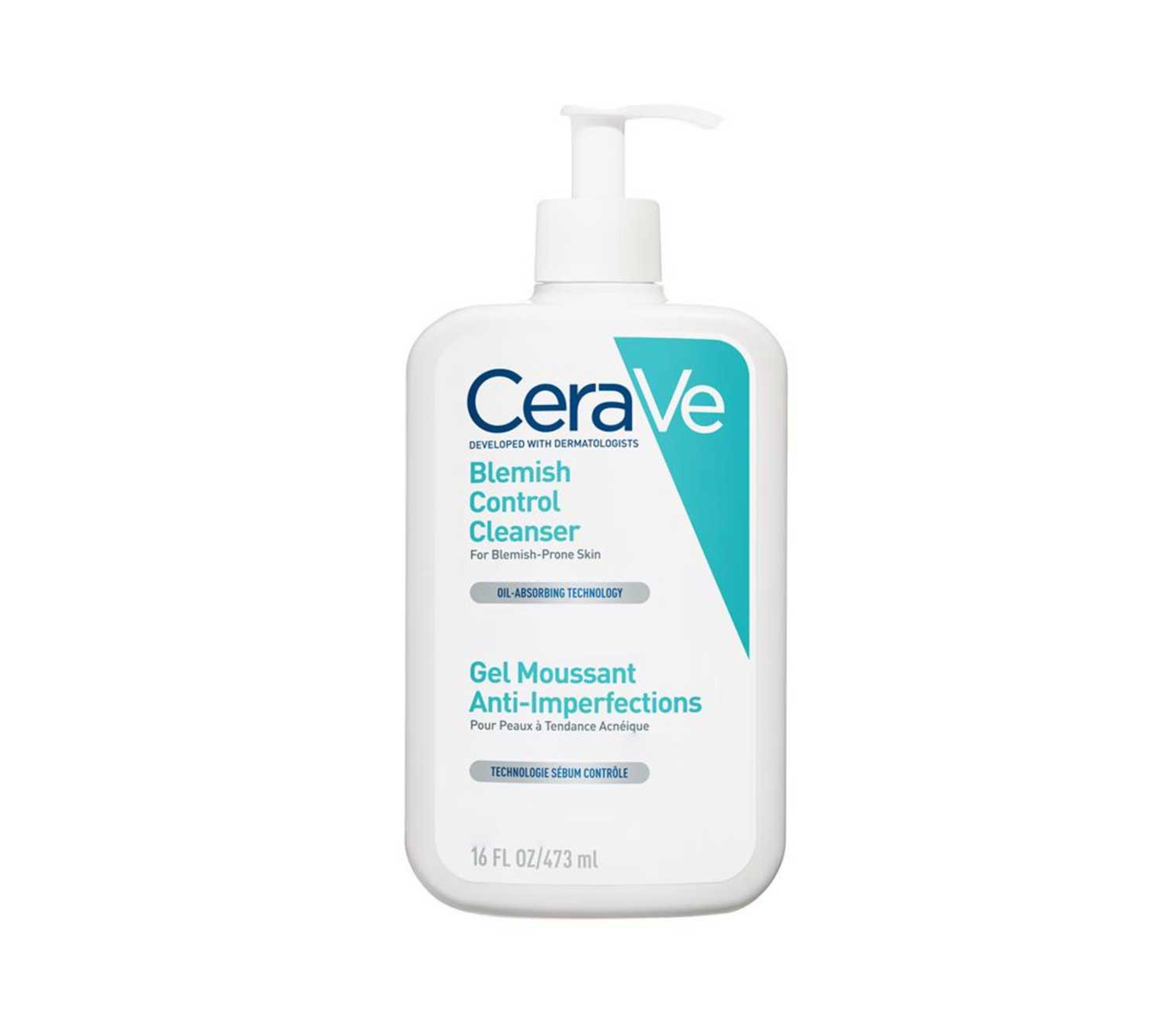 CeraVe Blemish Control Face Cleanser with 2% Salicylic Acid & Niacinamide for Blemish-Prone Skin
