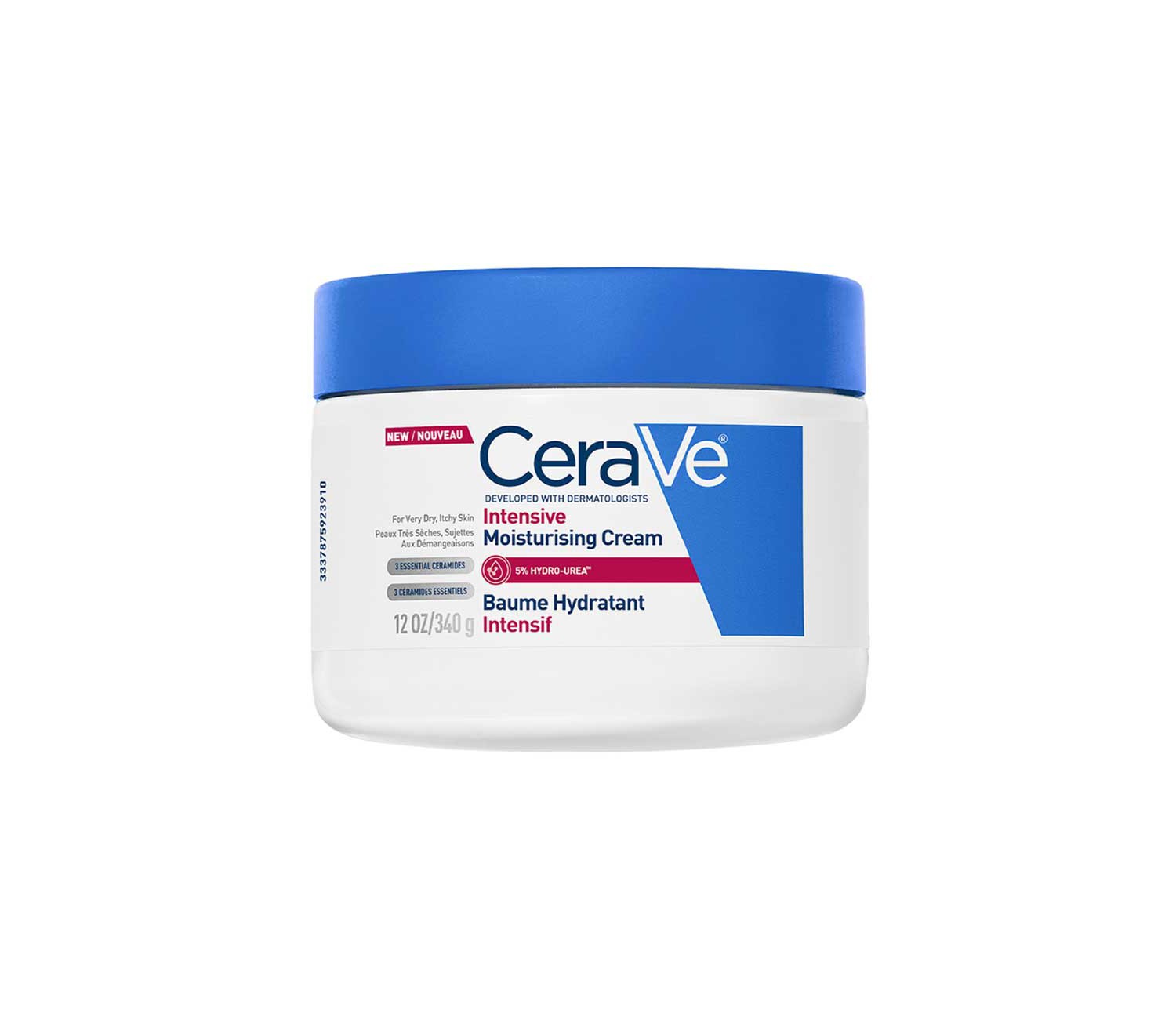 CeraVe Intensive Moisturising Cream for Dry to Very Dry Skin 340g