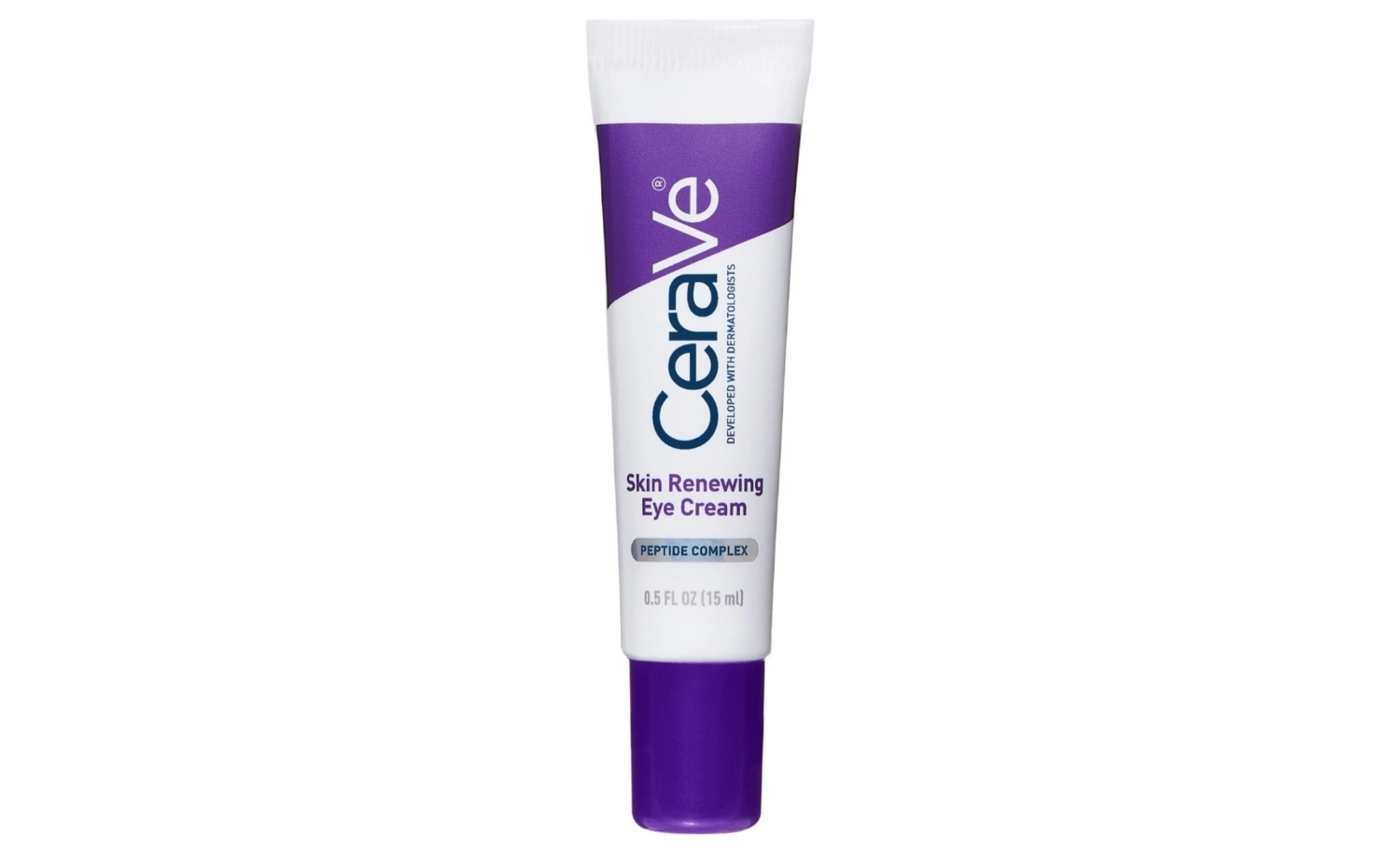 CeraVe Skin Renewing Eye Cream with Peptide Complex & Caffeine for Brighter, Smoother Eyes 15ml