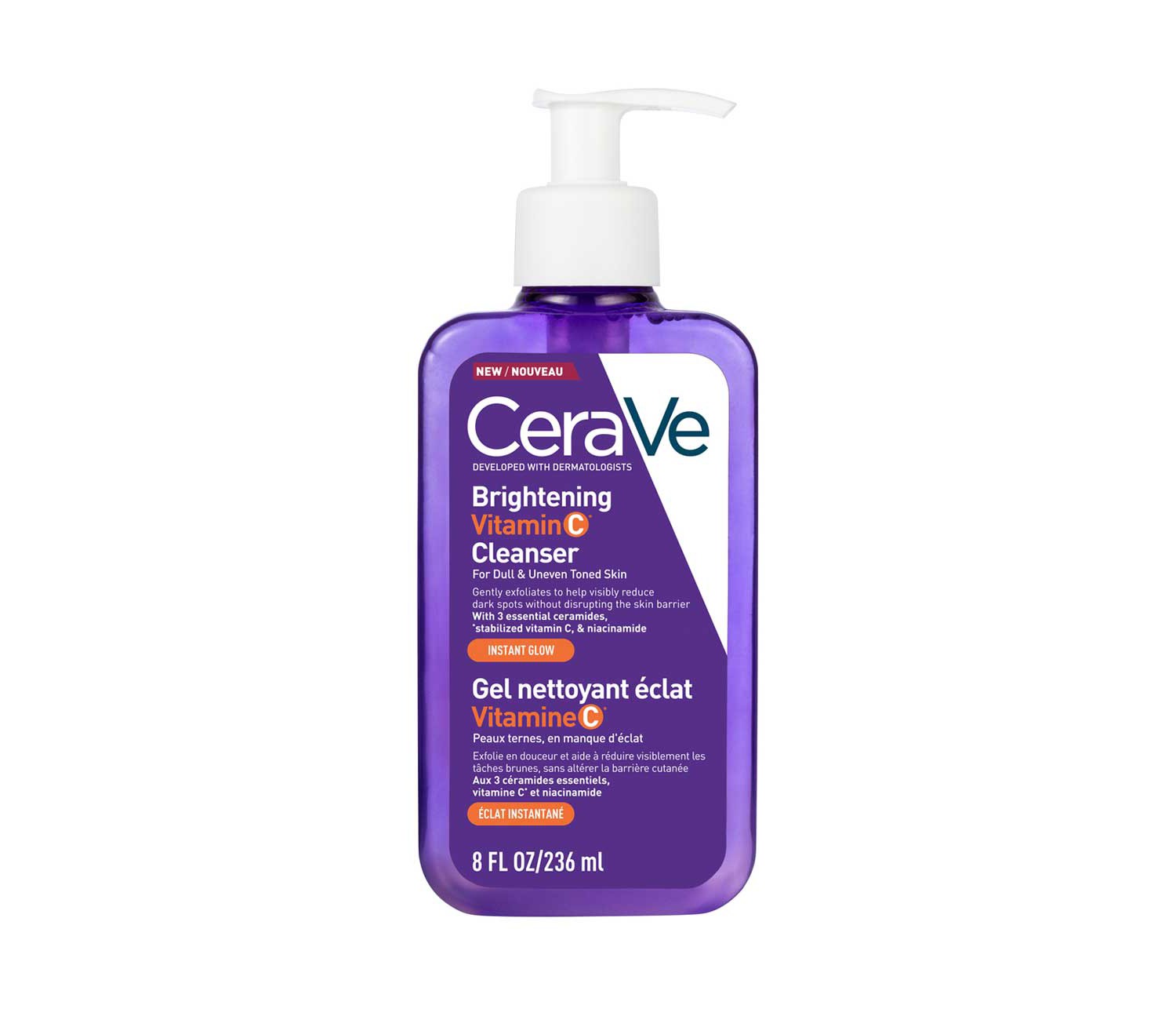 CeraVe Skin Renewing Brightening Vitamin C Cleanser 236ml