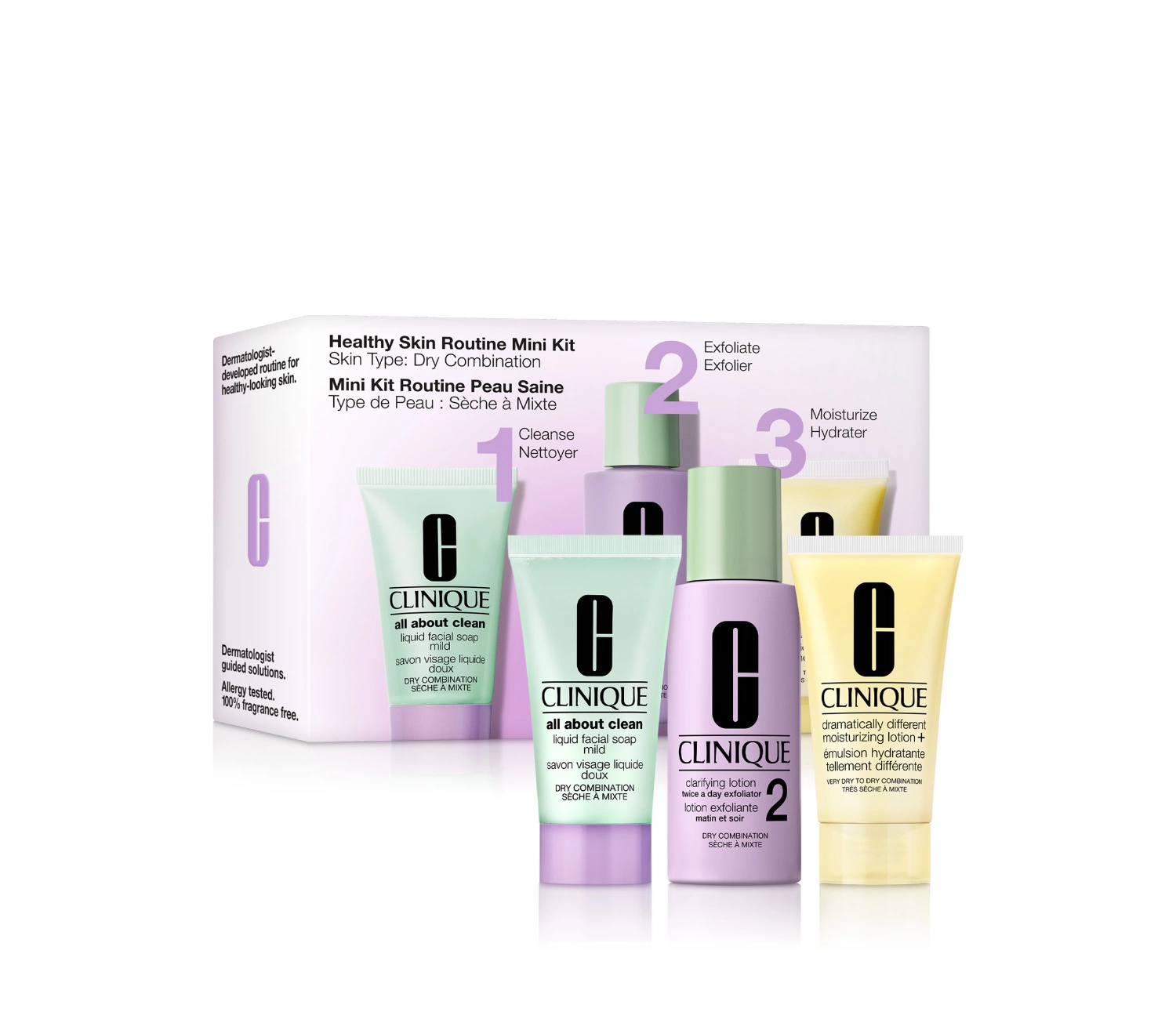 Clinique Healthy Skin Routine Mini Kit Skin Type: Dry Combination
