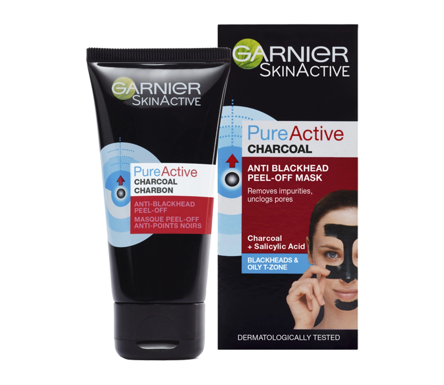 Garnier Pure Active Anti Blackhead Charcoal Peel Off Face Mask 50ml