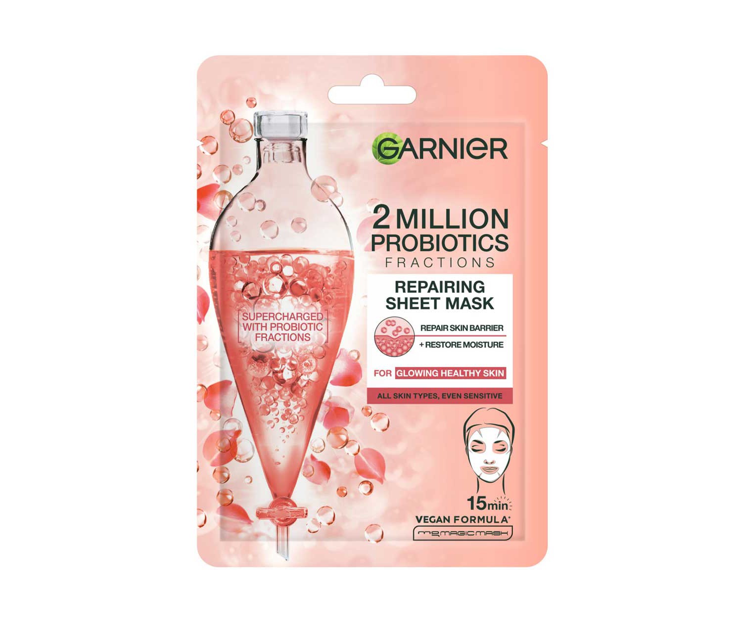 Garnier Skinactive Probiotic Repairing Face Sheet Mask