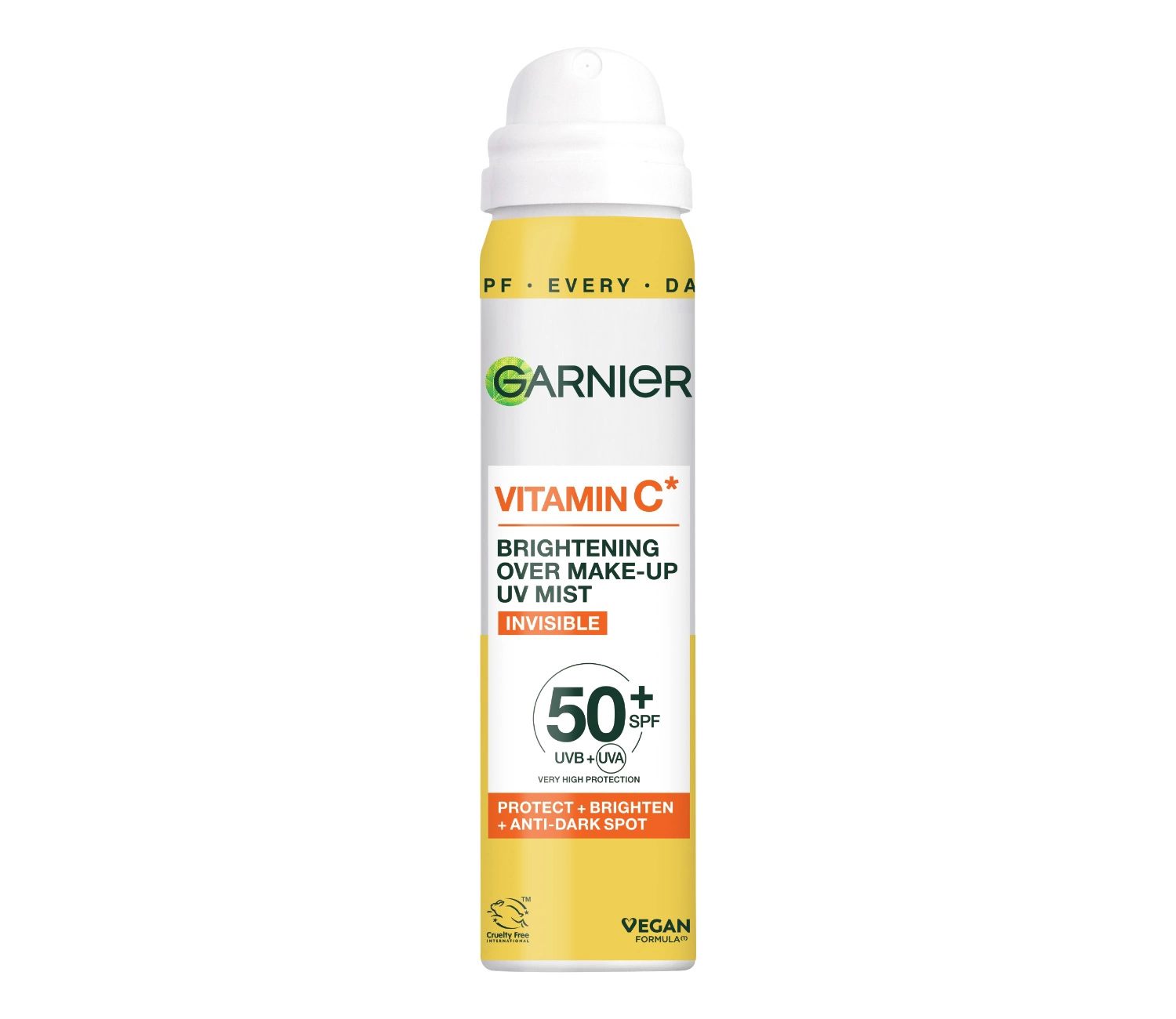 Garnier Vitamin C Brightening Over Make Up UV Sun Cream Mist 75ml