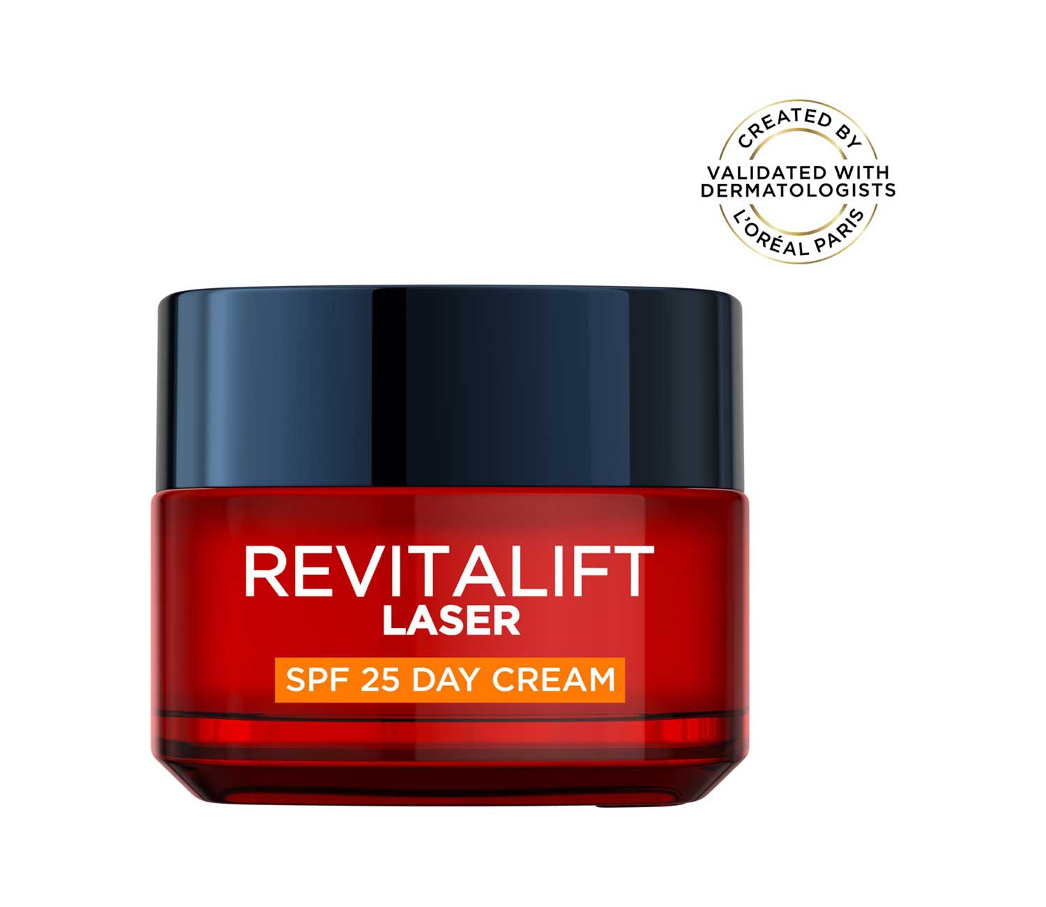 L'Oréal Paris Revitalift Laser Triple Action Anti-Ageing SPF 25 Cream, Pro-Retinol, Hyaluronic Acid and Vitamin C, 50ml