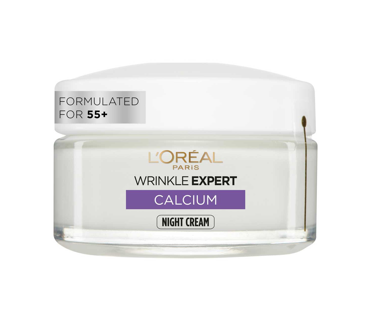 L'Oréal Paris Wrinkle Expert Anti-Wrinkle 55+ Night Cream, Formulated with Calcium, 50ml