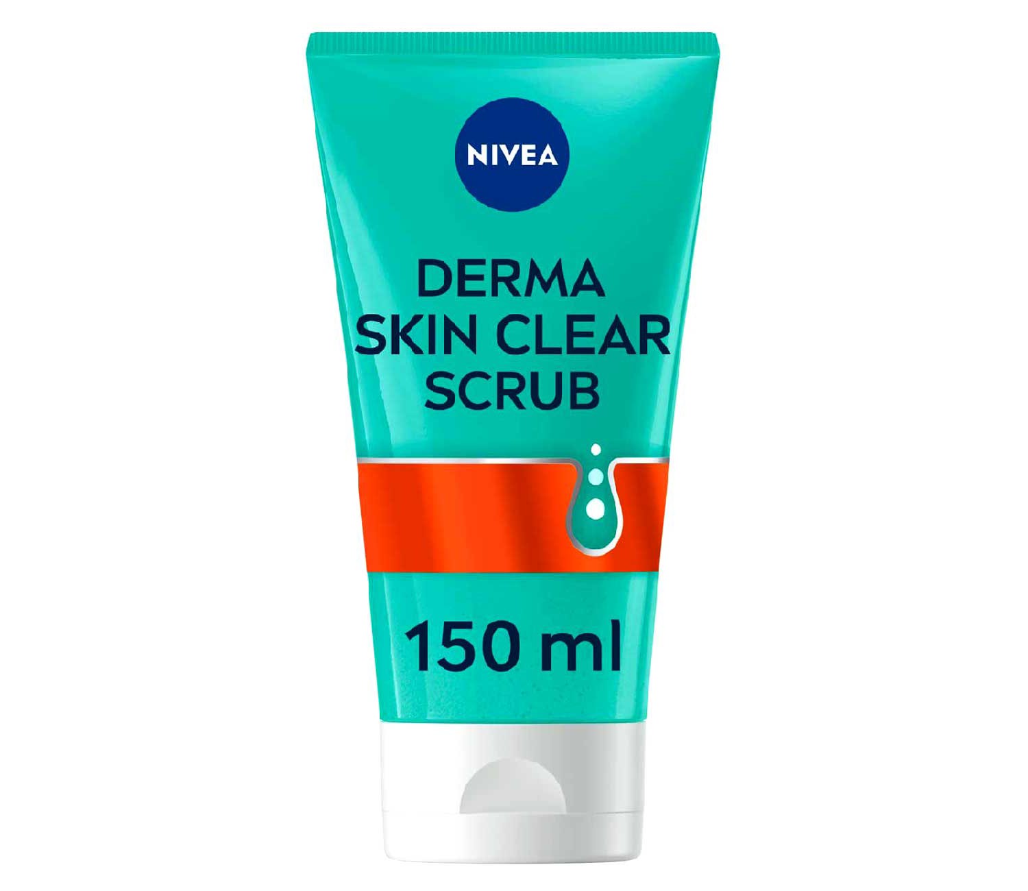 NIVEA Derma Skin Clear Anti-Blemish Face Scrub with Salicylic Acid, 150ml