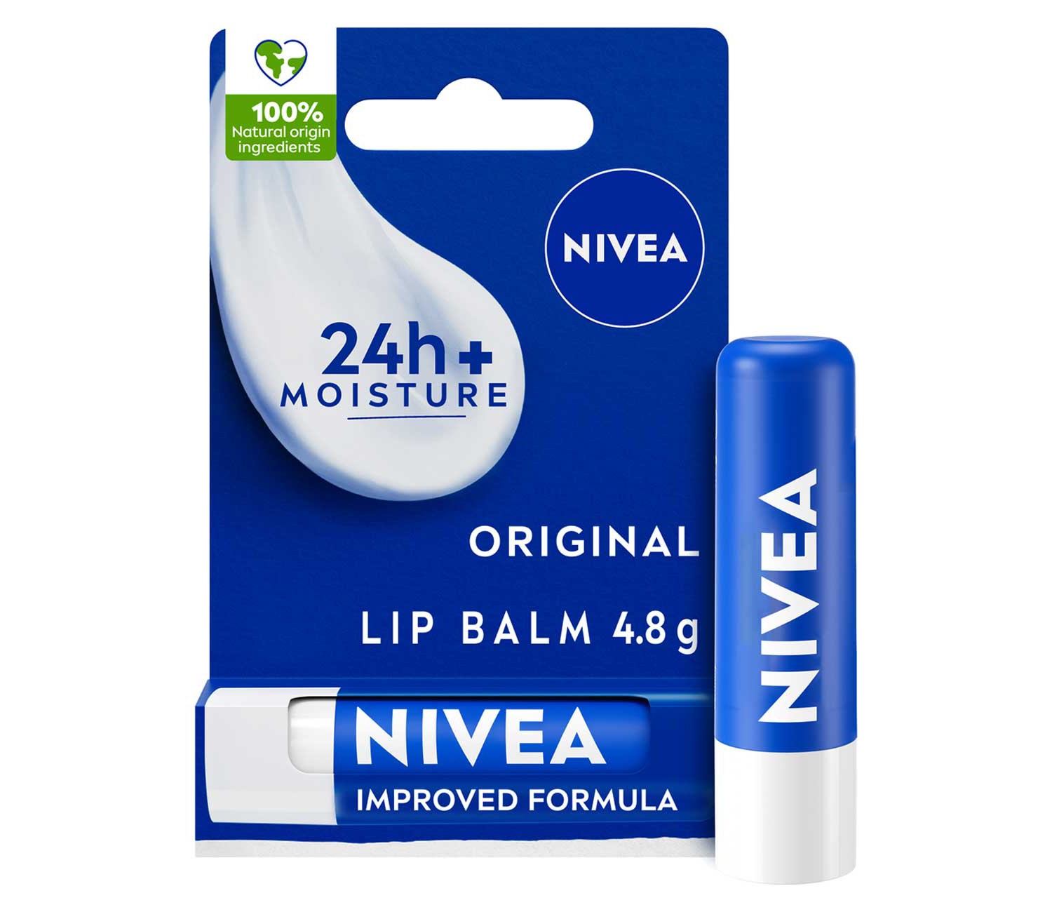 NIVEA Original Care Caring Lip Balm 4.8g