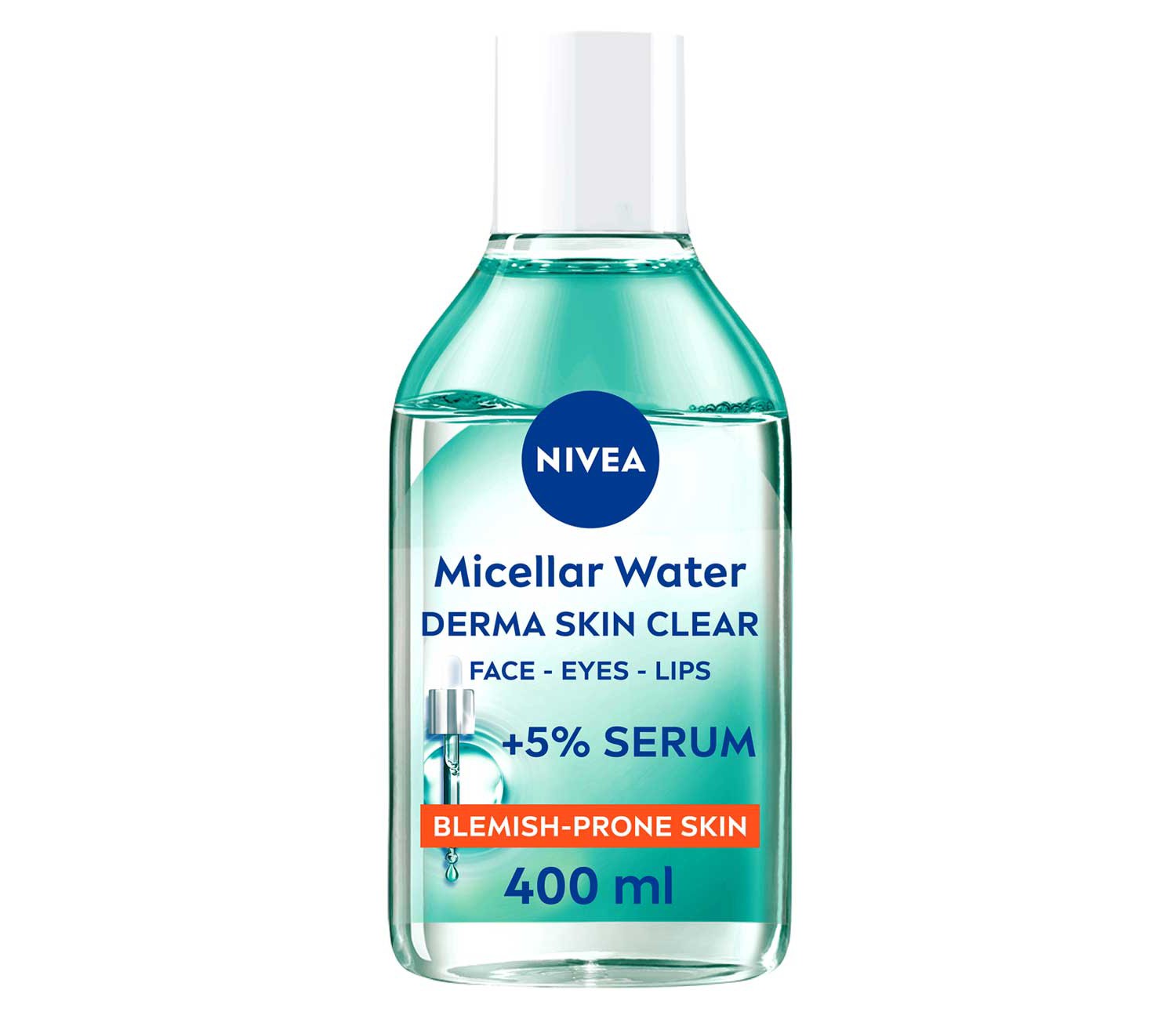 NIVEA Derma Skin Clear Serum Infused Micellar Water 400ml