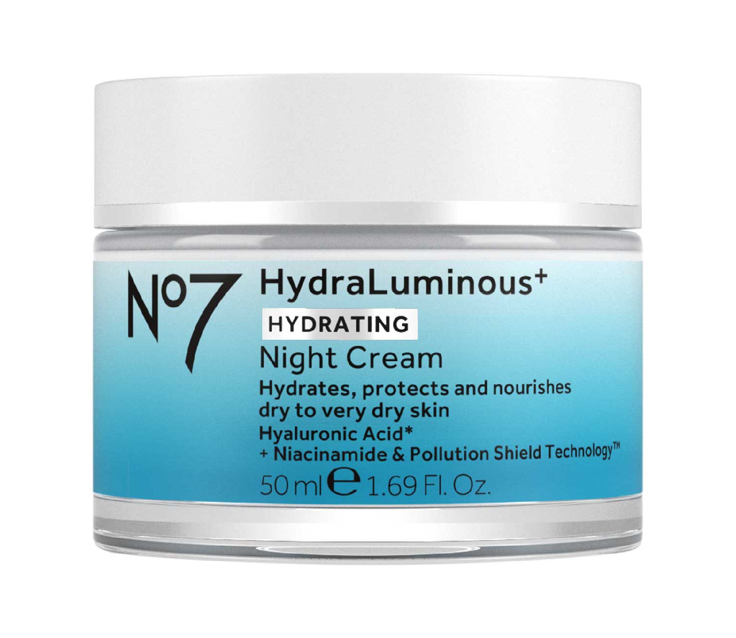 No7 HydraLuminous+ Night Cream 50ml