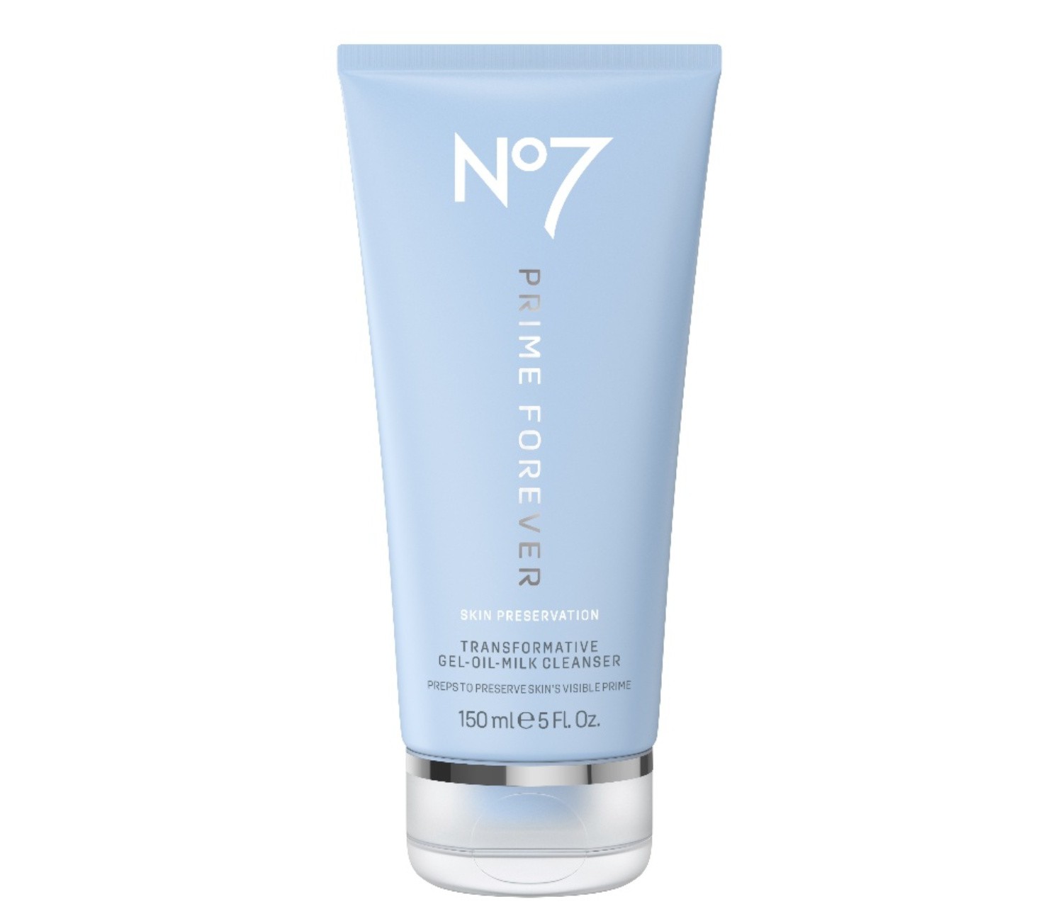 No7 Prime Forever Transformative Gel Oil Milk Cleanser 150ml