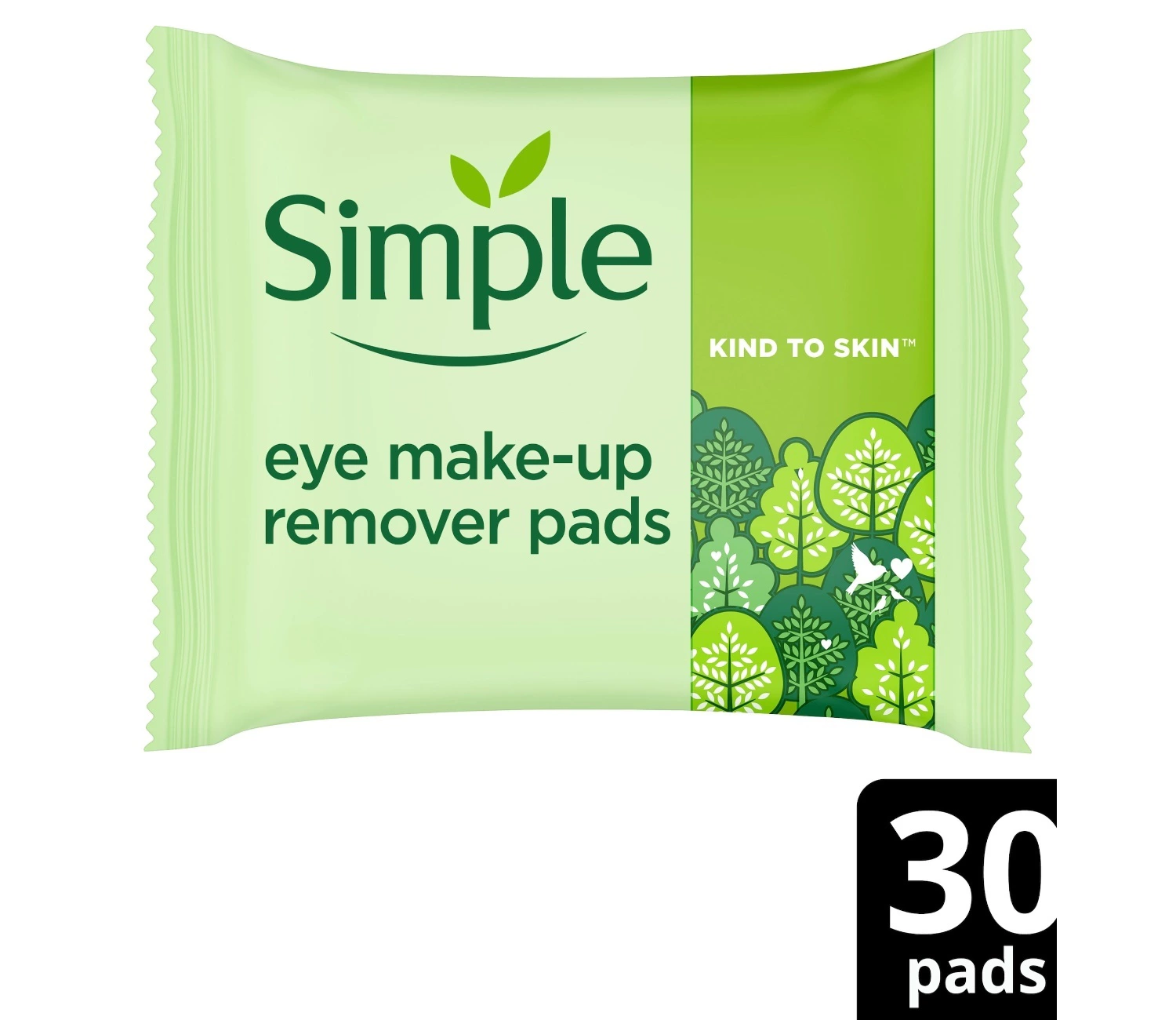 Simple Kind To Skin Eye Make Up Remover Pads 30 pc