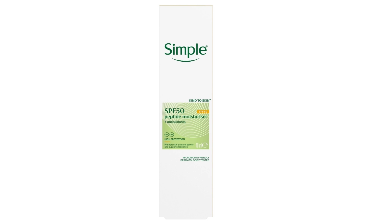Simple Kind to Skin SPF 50 Moisturiser 40ml